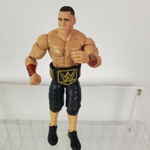 WWE John Cena 2013 Action Figure Mattel Wrestler w/Belt‎